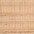 Kalimantan Bohemian Light Honey Rattan and Acacia Wood Console Table
