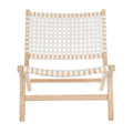 dora Leather Woven Accent Chair - 25.2 W x 31.5 L x 26.8 H - 25Wx31Dx27H