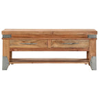 vidaXL Coffee Table 43.3x20.5x17.7 Solid Acacia Wood - 43.3 x 20.5 x 17.7