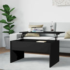 vidaXL Coffee Table Lift Top End Table Accent Side Sofa Table Engineered Wood - 31.5 x 19.9 x 16.3