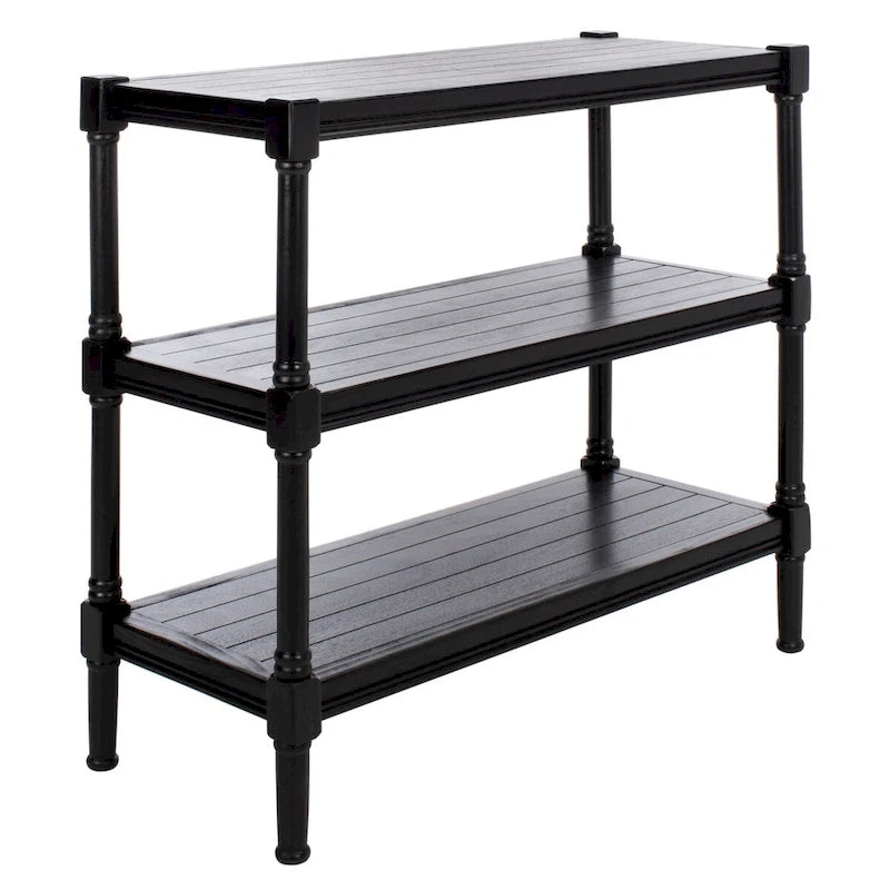 SAFAVIEH Olevia 3-Shelf Console Table - 33.8 W x 13.8 L x 29.5 H - 34Wx14Dx30H