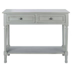 SAFAVIEH Tinnie 2-Drawer Console Table - 36 W x 13 L x 29.5 H - 36Wx13Dx30H