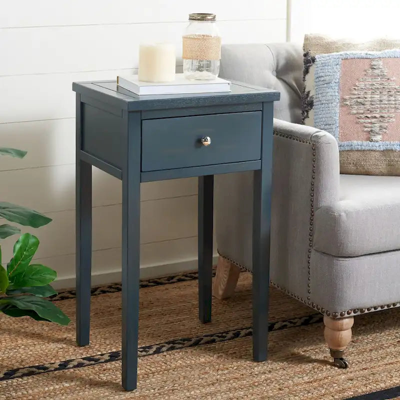 SAFAVIEH Monica End Table - 16.9 x 14.2 x 29.7 - 17Wx14Dx30H