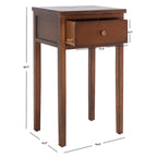 SAFAVIEH Monica End Table - 16.9 x 14.2 x 29.7 - 17Wx14Dx30H