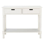 SAFAVIEH Lucetta 2-Drawer Console Table - 35.5 W x 13 L x 29.5 H - 36Wx13Dx30H
