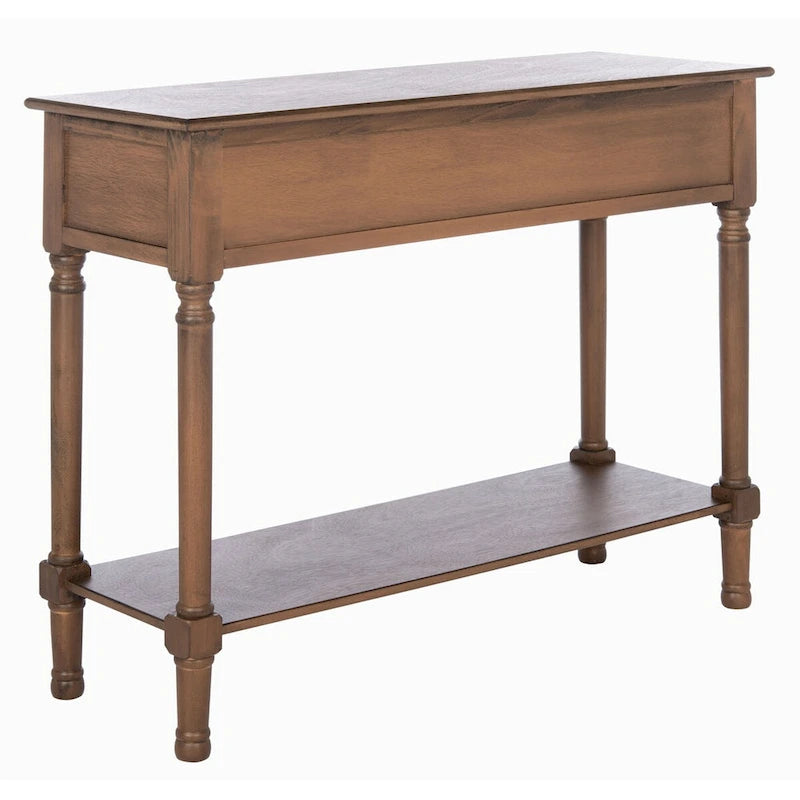 SAFAVIEH Lucetta 2-Drawer Console Table - 35.5 W x 13 L x 29.5 H - 36Wx13Dx30H