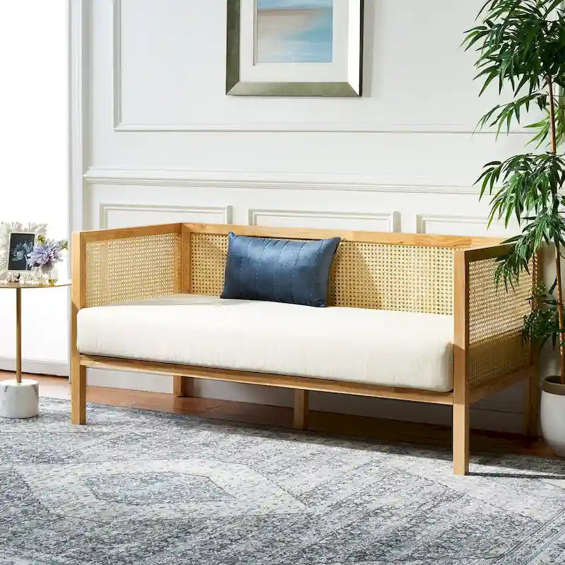  Mandie Rattan Sofa - 29 W x 62 D x 30 H - 29Wx62Dx29H