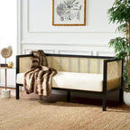 Mandie Rattan Sofa - 29 W x 62 D x 30 H - 29Wx62Dx29H