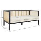 Mandie Rattan Sofa - 29 W x 62 D x 30 H - 29Wx62Dx29H