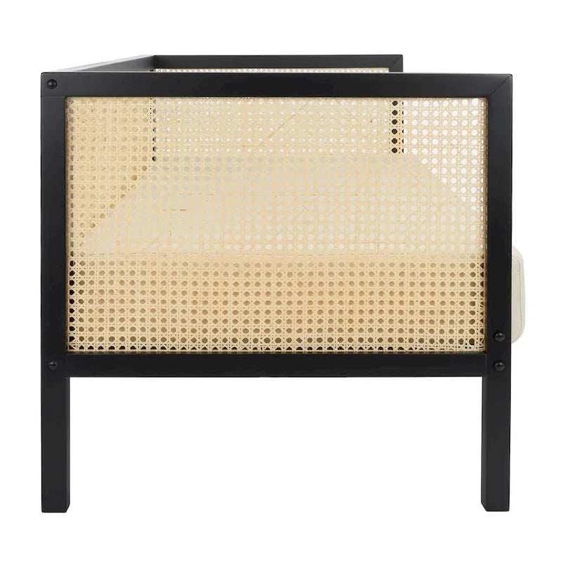 Mandie Rattan Sofa - 29 W x 62 D x 30 H - 29Wx62Dx29H