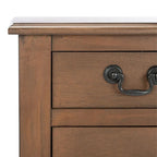 SAFAVIEH Ivie 3-Drawer Console Table - 23.5 W x 13 L x 29.5 H - 23.5 W x 13 L x 29.5 H - 24Wx13Dx30H