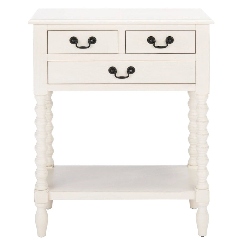 SAFAVIEH Ivie 3-Drawer Console Table - 23.5 W x 13 L x 29.5 H - 23.5 W x 13 L x 29.5 H - 24Wx13Dx30H