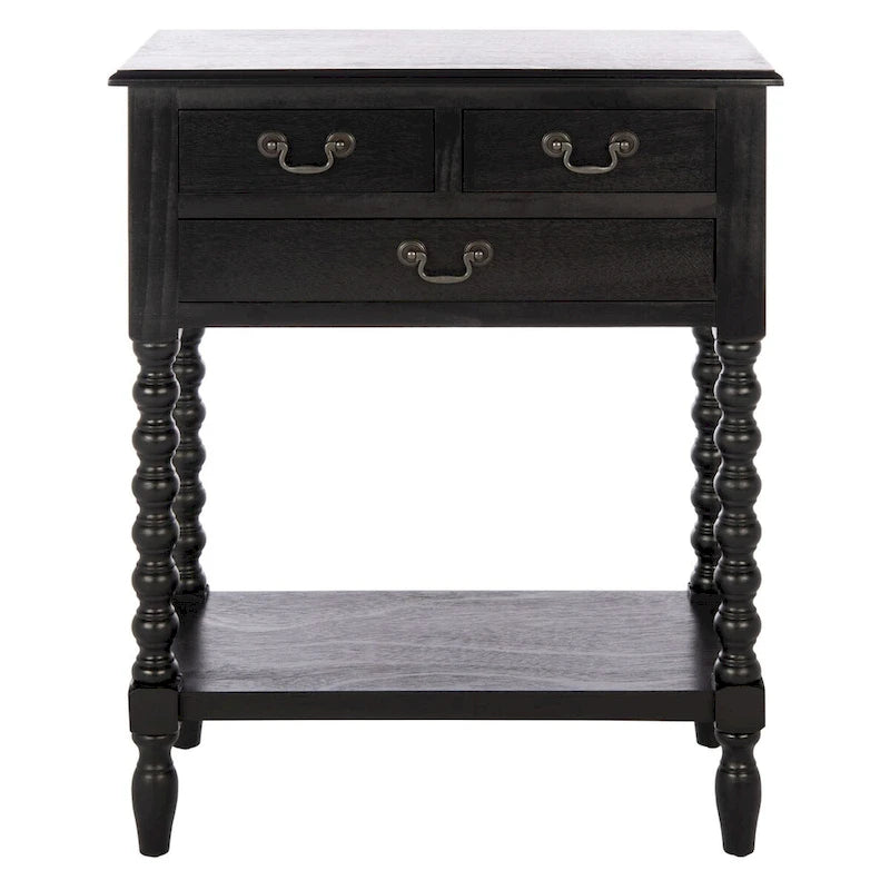 SAFAVIEH Ivie 3-Drawer Console Table - 23.5 W x 13 L x 29.5 H - 23.5 W x 13 L x 29.5 H - 24Wx13Dx30H