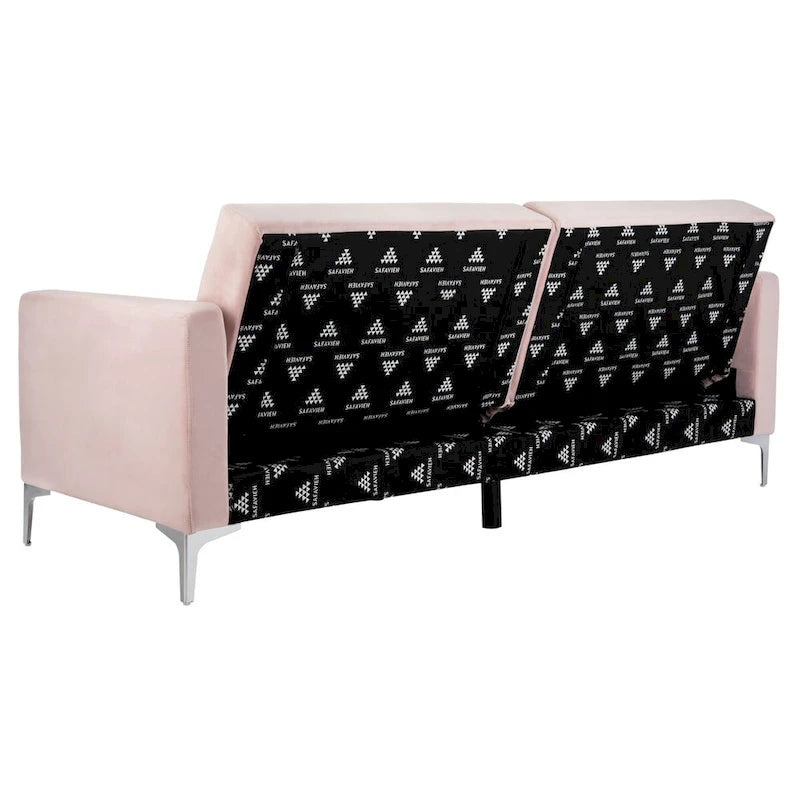 SAFAVIEH Ayana Contemporary Velvet Foldable Futon Bed
