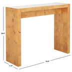 SAFAVIEH Elissaveta Console Table - 34 W x 11 D x 28 H - 34Wx11Dx28H
