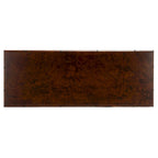 SAFAVIEH Francina Dark Brown/ Gold 2-Shelf Console Table - 42 W x 15.8 L x 29 H - 42Wx16Dx29H