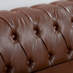 84.65 Rolled Arm Chesterfield 3 Seater Sofa