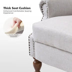 Terri Traditional Roll Arm Manual Recliner with Solid Wood Legs by HULALA HOME