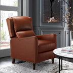 COZYMAN Leather Pushback Recliner Comfortable Living Room Chair