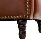 COZYMAN Leather Pushback Recliner Comfortable Living Room Chair