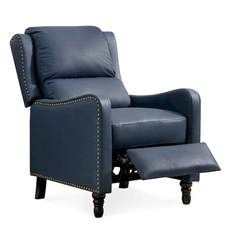 COZYMAN Leather Pushback Recliner Comfortable Living Room Chair