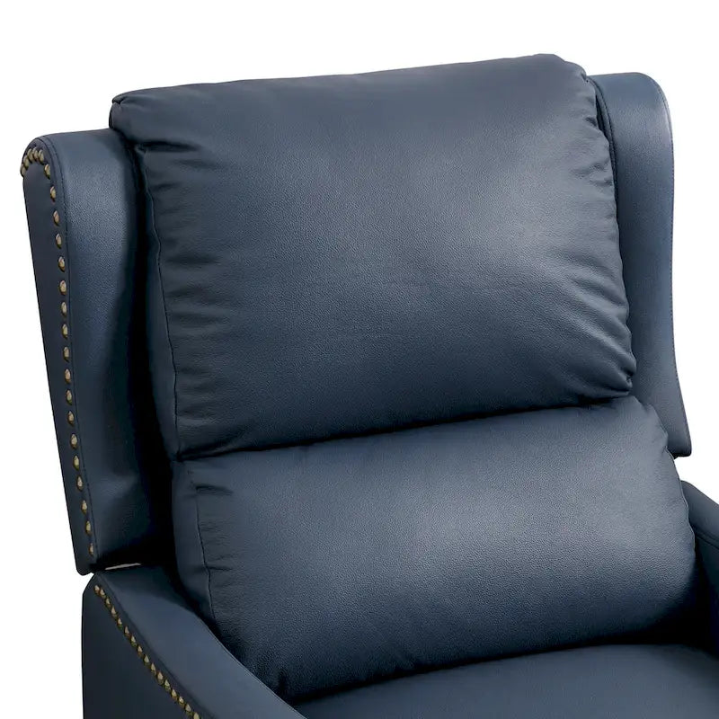 COZYMAN Leather Pushback Recliner Comfortable Living Room Chair