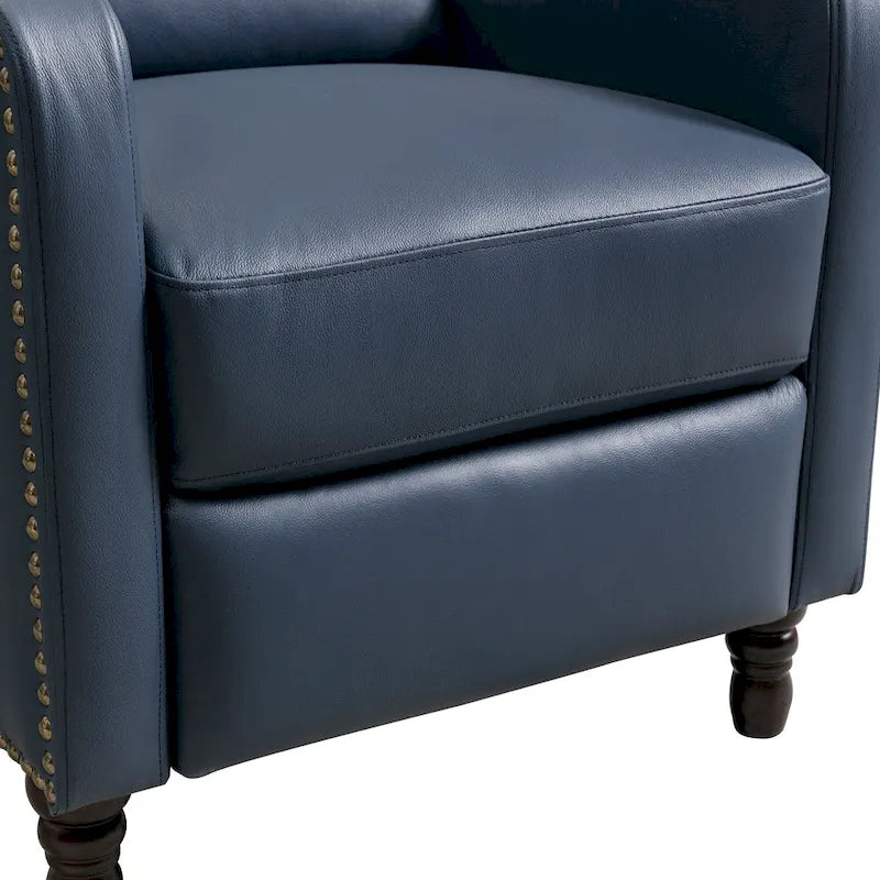 COZYMAN Leather Pushback Recliner Comfortable Living Room Chair