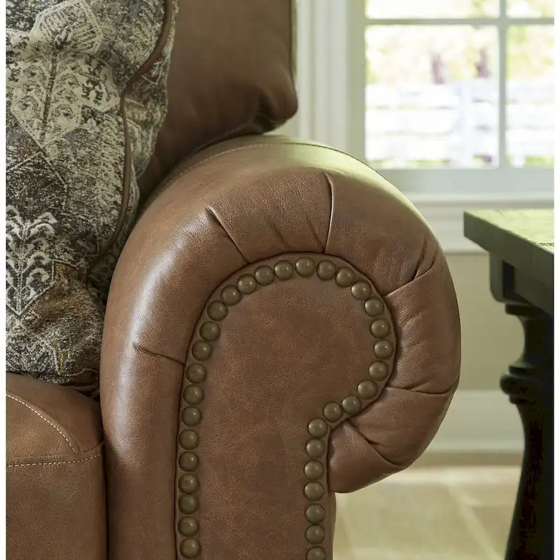 Signature Design by Ashley Carianna Caramel Queen Sofa Sleeper - 101 W x 40 D x 40 H