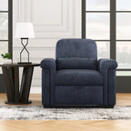 Living Room Lounger Chair 3 in 1 Convertible Sleeper Chair with Pillow