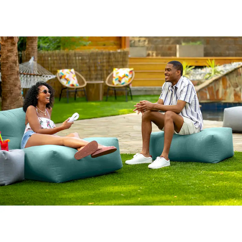 Coza Ottoman - Large Outdoor Pouf & Footrest