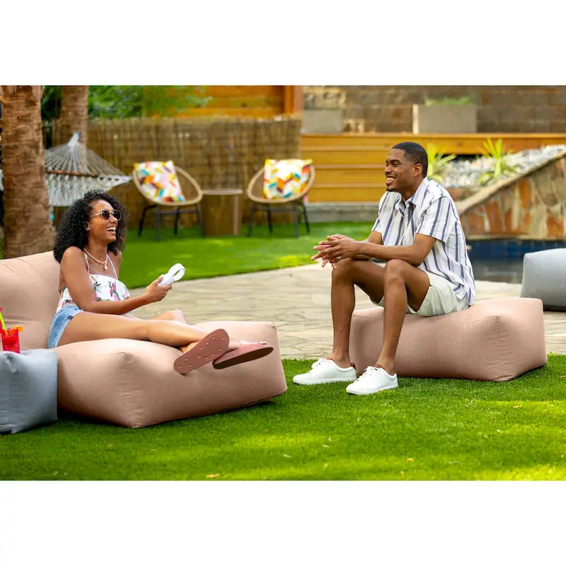 Coza Ottoman - Large Outdoor Pouf & Footrest
