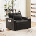 Ouyessir 3 in 1 Multi-Functional Convertible Single Sleeper Sofa Bed for Small Living Spaces