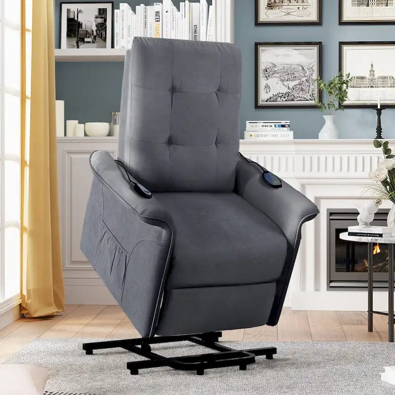 Power Lift Chair for Elderly with Adjustable Massage Function Recliner Chair