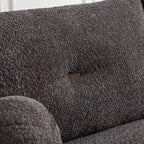 90 comfortable sofa with 2 cushions and 2 ball pillows