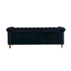 Modern Style Velvet Sofa 84.65 inch for Living Room