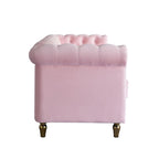 Modern Style Velvet Sofa 84.65 inch for Living Room