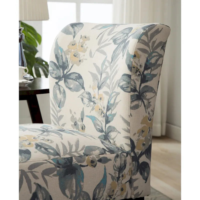 Armless Contemporary Accent Chair