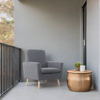Mid-century Modern Chair Durable Wood frame Accent Chairs for Living Room Reading Chair with armrest