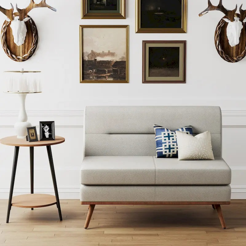 Loveseat Sofa, Small Couch Modern Comfy Couch for Bedroom and Living Room, Small Loveseat for Small Spaces, Easy Assembly