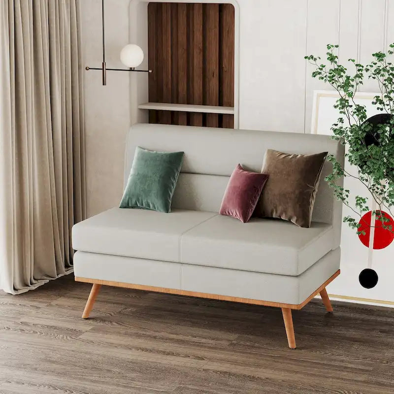 Loveseat Sofa, Small Couch Modern Comfy Couch for Bedroom and Living Room, Small Loveseat for Small Spaces, Easy Assembly