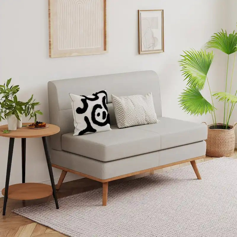 Loveseat Sofa, Small Couch Modern Comfy Couch for Bedroom and Living Room, Small Loveseat for Small Spaces, Easy Assembly