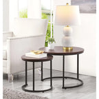 Ledel Modern 2-Piece Nesting Coffee Table Set