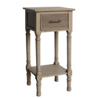Vera French Country End Accent Table With Storage