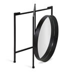 Kate and Laurel Celia Round Metal Side Table - 18.25x18.25x22