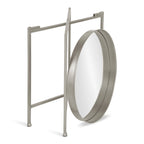 Kate and Laurel Celia Round Metal Side Table - 18.25x18.25x22