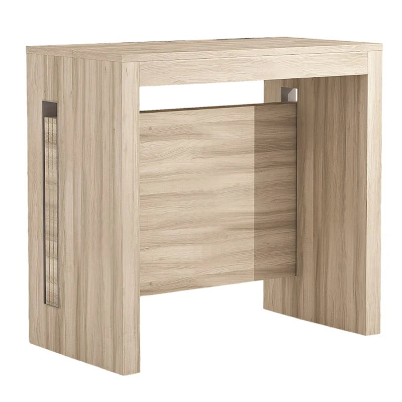 ERIKA Modern Extendable Console Table Dining Table - 31.5 W x 17.5 D x 30 H ( Ext: 17.5 - 73 W )
