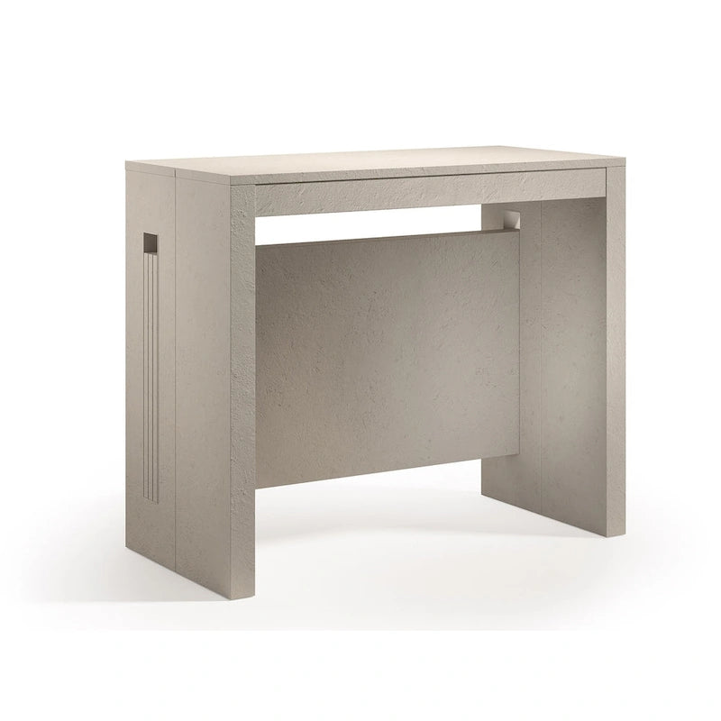 ERIKA Modern Extendable Console Table Dining Table - 31.5 W x 17.5 D x 30 H ( Ext: 17.5 - 73 W )