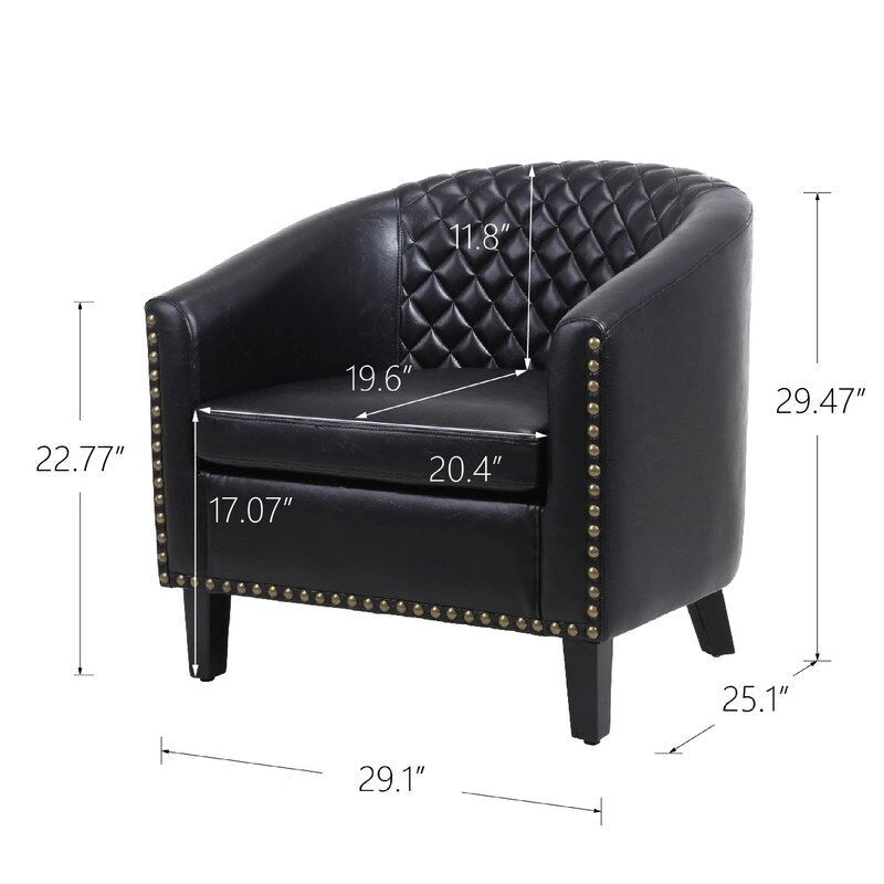 COOLMORE accent Barrel chair living room chair