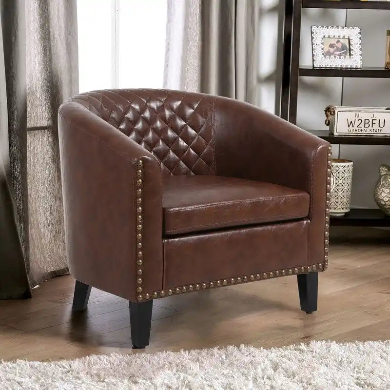 COOLMORE accent Barrel chair living room chair