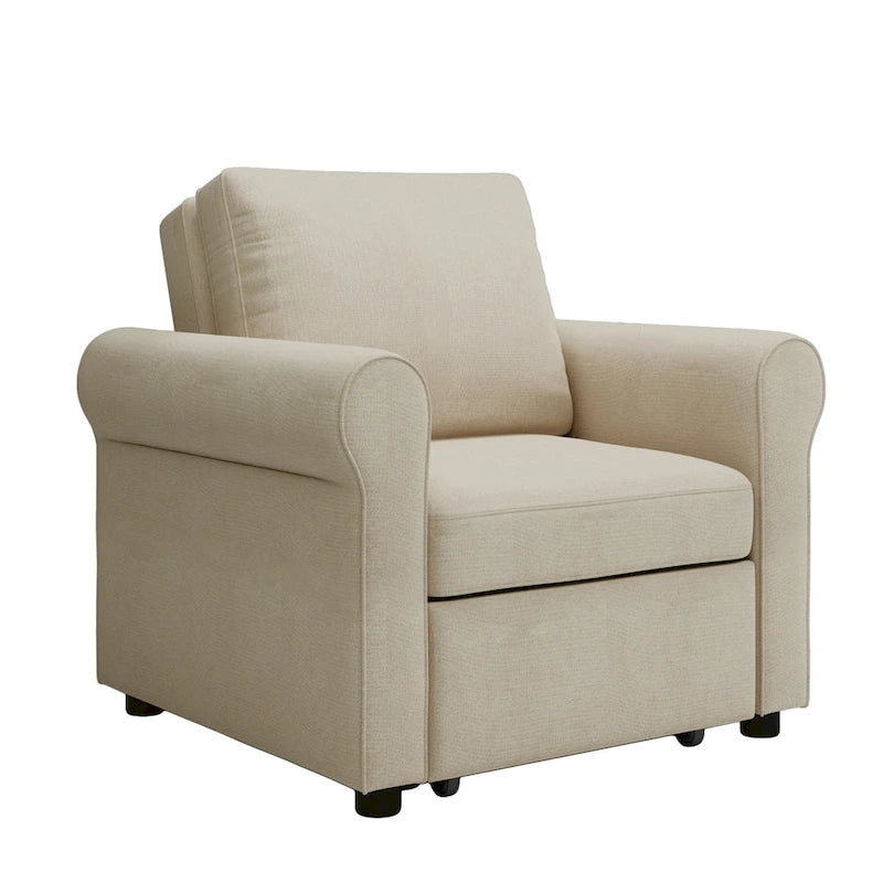 3-in-1 Sofa Bed Chair Convertible Sleeper Chair Bed